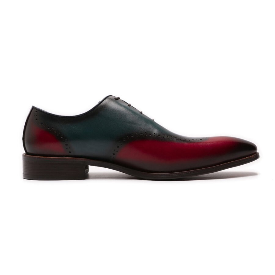 Light Luxury Brogue Color Matching Oxfords - Image 5