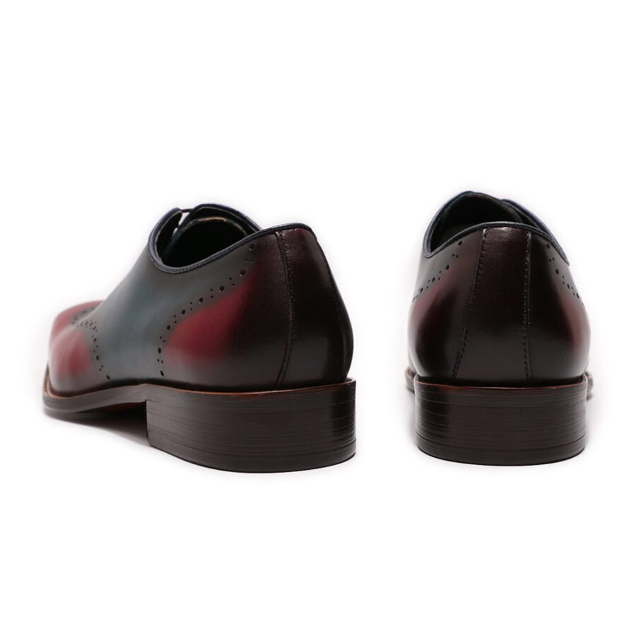 Light Luxury Brogue Color Matching Oxfords - Image 6