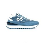 Women Elegant Blue Suede Sneakers – Effortless Style Meets Comfort