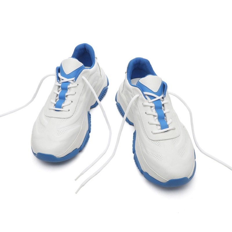 Men Breathable Leather Sneakers - Image 4