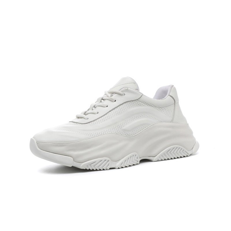 Men Breathable Leather Sneakers - Image 8