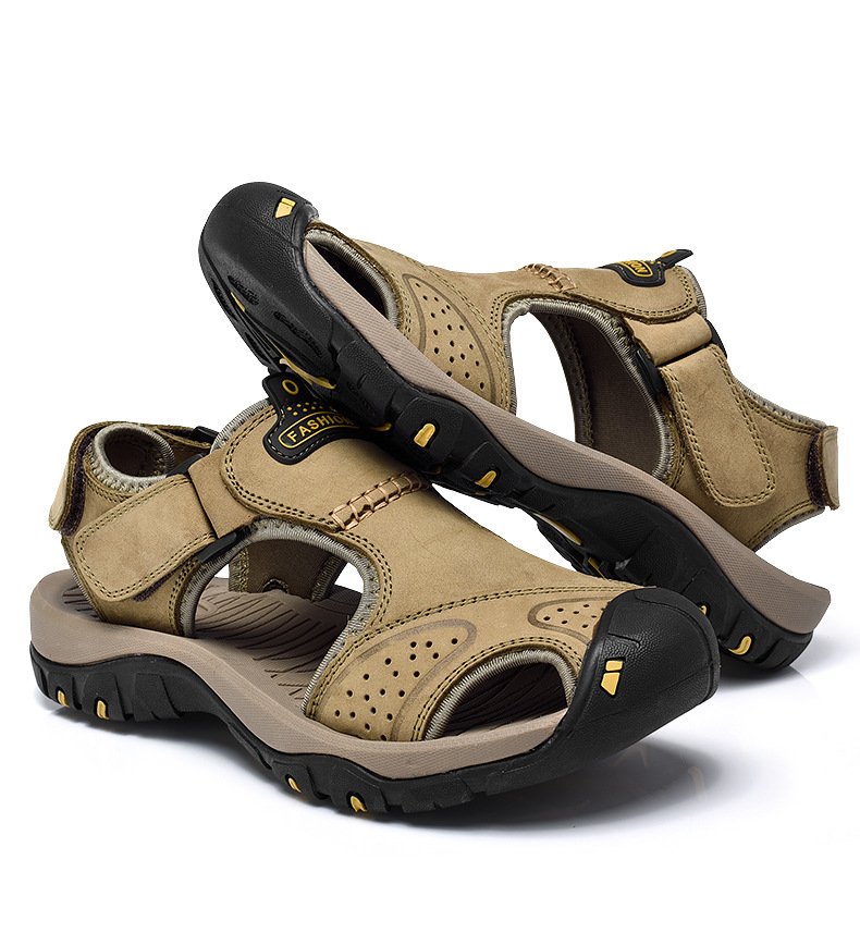 Men Breathable Sandals Khaki - Image 4
