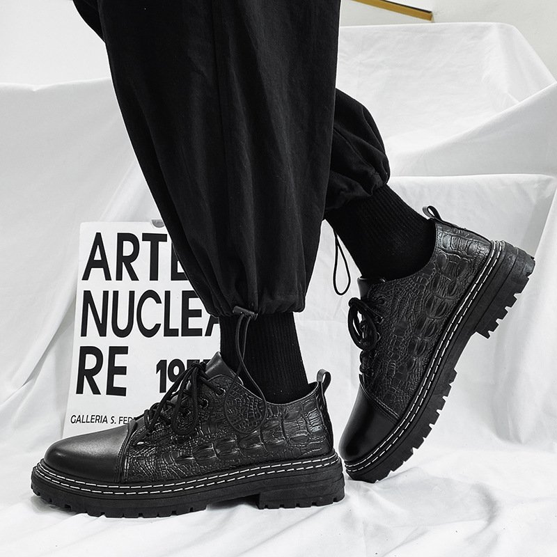 Men Business Casual Leather Oxfords - Image 5