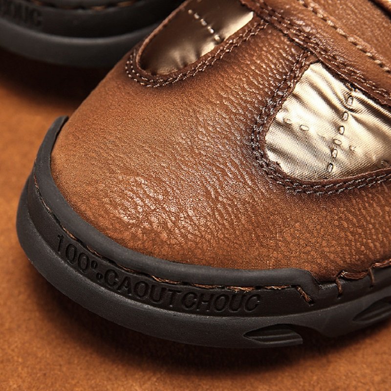 Men Leather Handmade Casual Shoes - Image 6