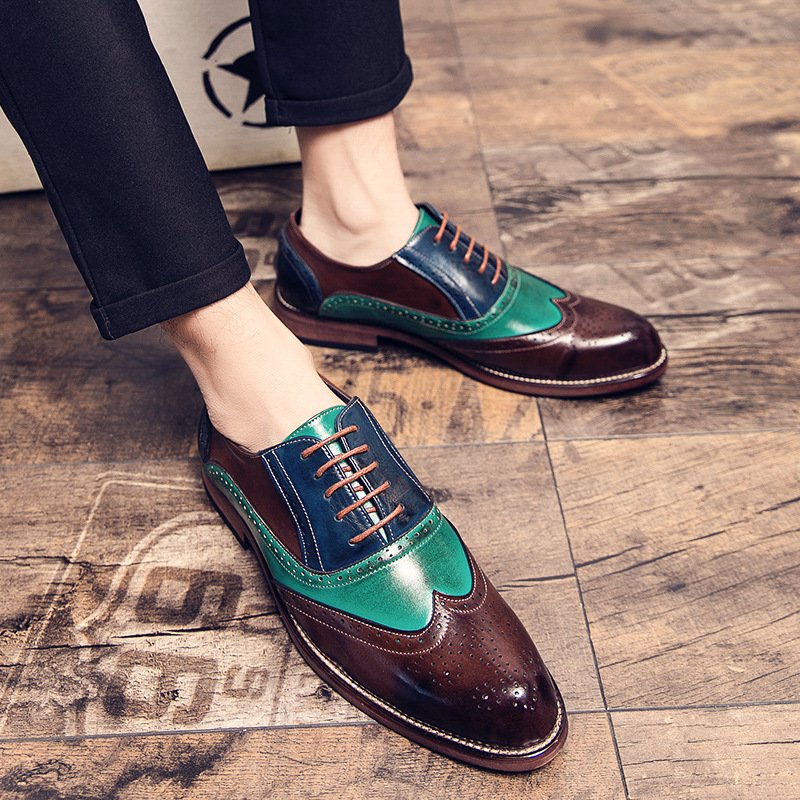 Men Leather Oxfords - Image 3
