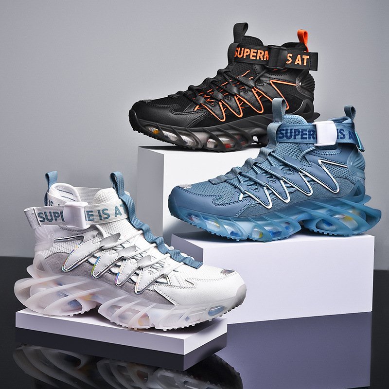 Men Rainbow Sole Sneakers - Image 7