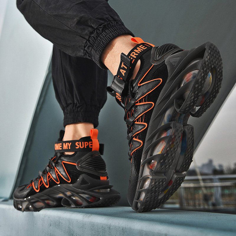Men Rainbow Sole Sneakers - Image 5