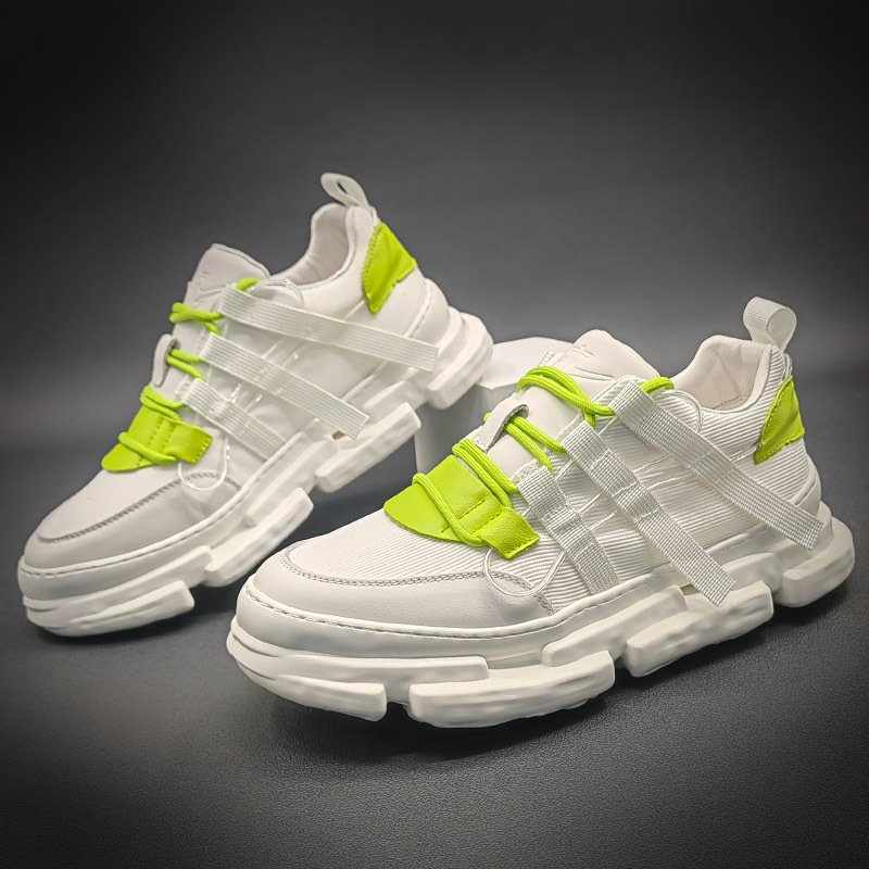 Men Leather Soft Sole Sneakers - Image 4