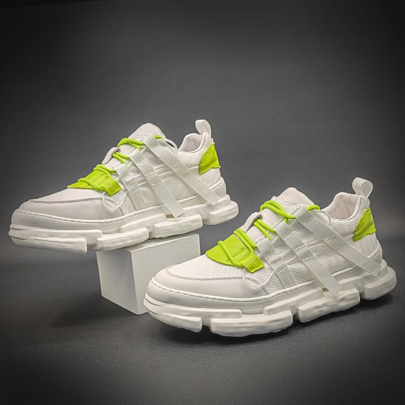 Men Leather Soft Sole Sneakers - Image 3