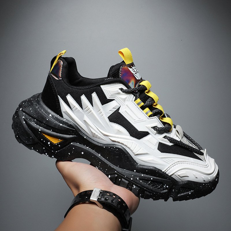 Men Colorblock Platform Sneakers - Image 4