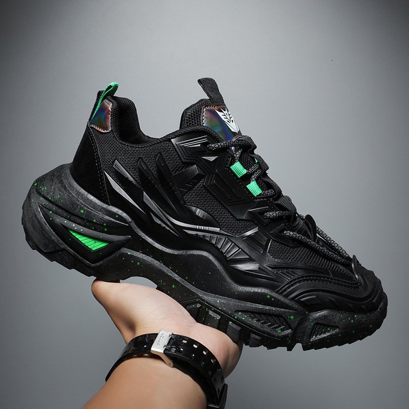Men Colorblock Platform Sneakers - Image 5