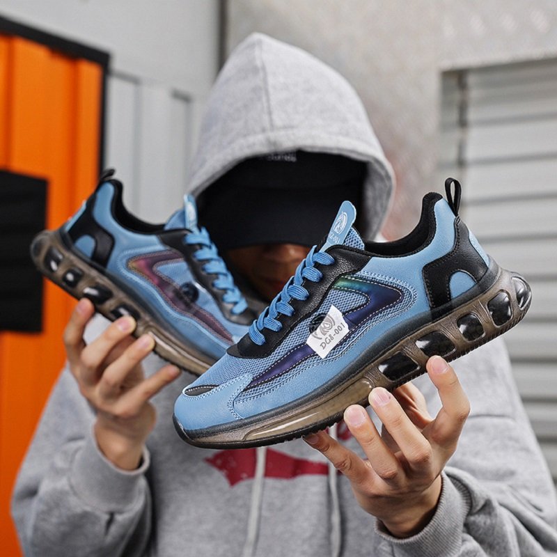 Men Transparent Sole Sneakers - Image 5