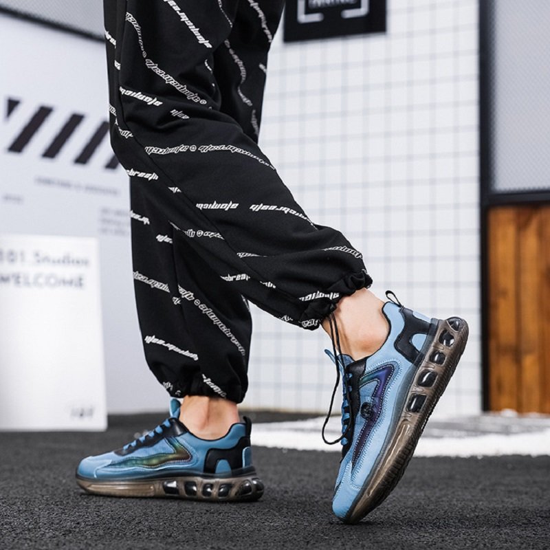 Men Transparent Sole Sneakers - Image 6