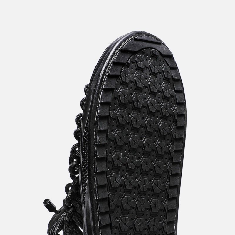 Men Weave Sandals Black - Image 5