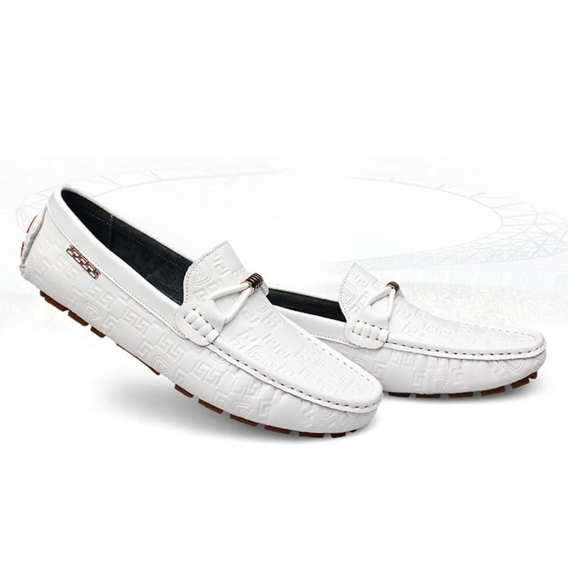 Metal Embossed Casual Loafers - Image 5