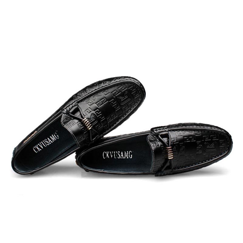 Metal Embossed Casual Loafers - Image 3