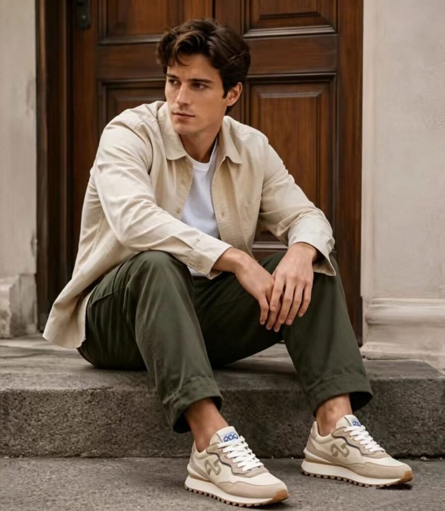 Minimal Khaki Sneakers – Clean Everyday Style - Image 14
