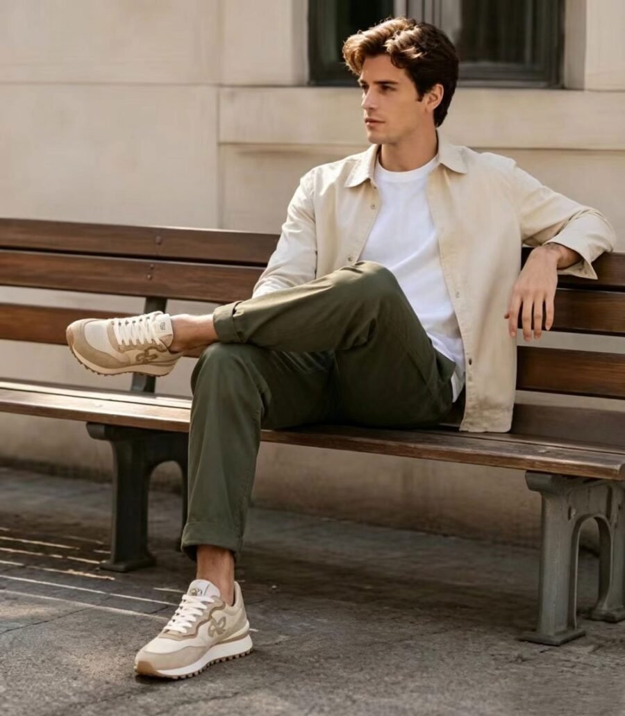 Minimal Khaki Sneakers – Clean Everyday Style - Image 15
