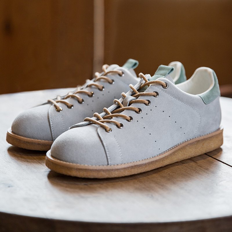 Niche Design Retro Casual Shoes Grey - Image 4