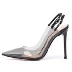 PVC Slingbacks Heels