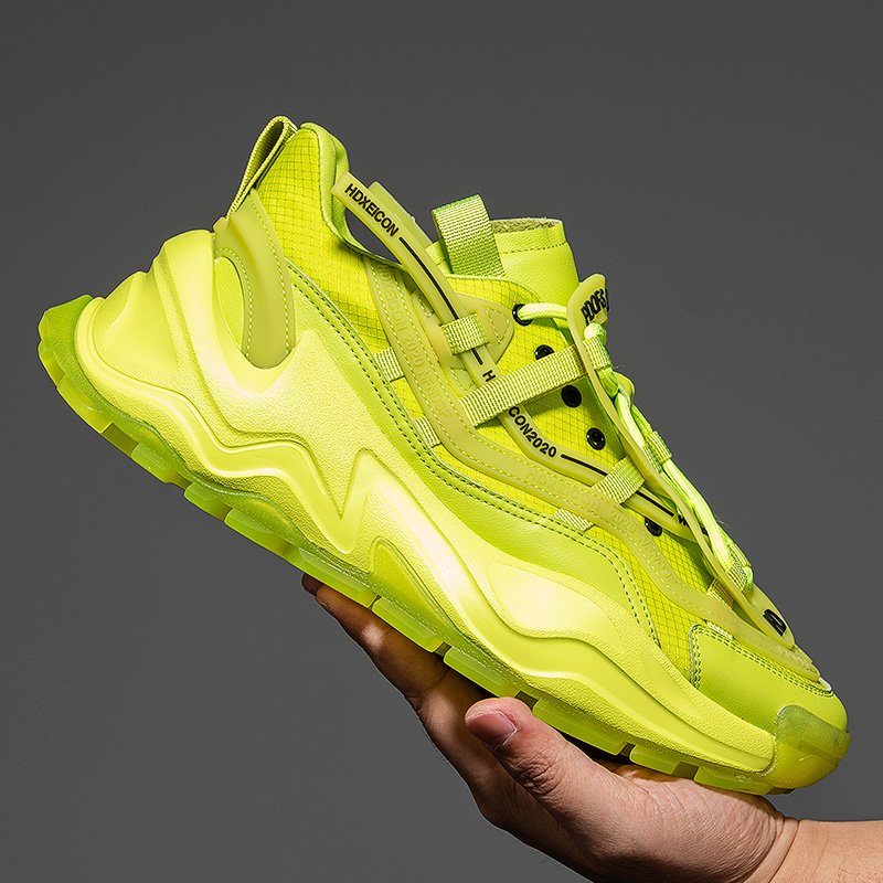 Platform Mesh Sneakers Green - Image 3