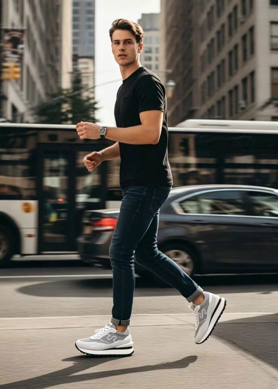Art-Inspired White Paint Sneakers – Minimal Yet Bold - Image 15