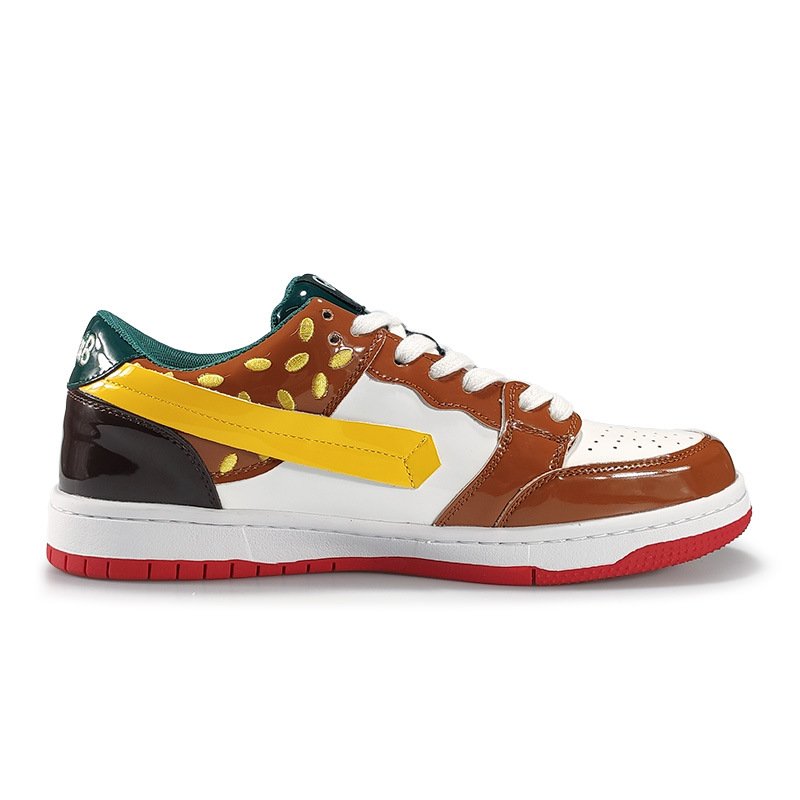 Skateboard Casual Sneakers Brown - Image 5