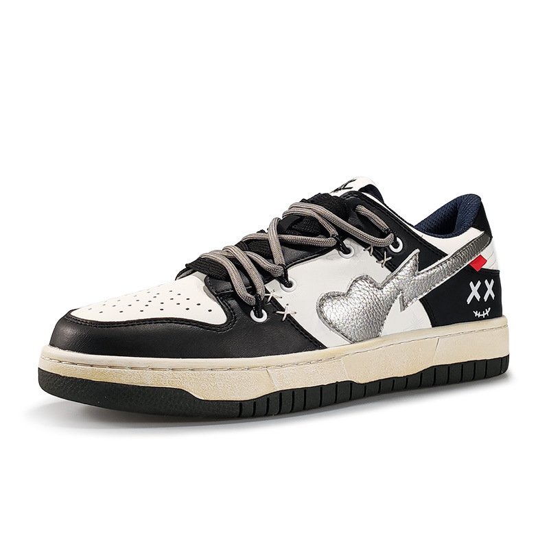 Skateboard Casual Sneakers Black - Image 3
