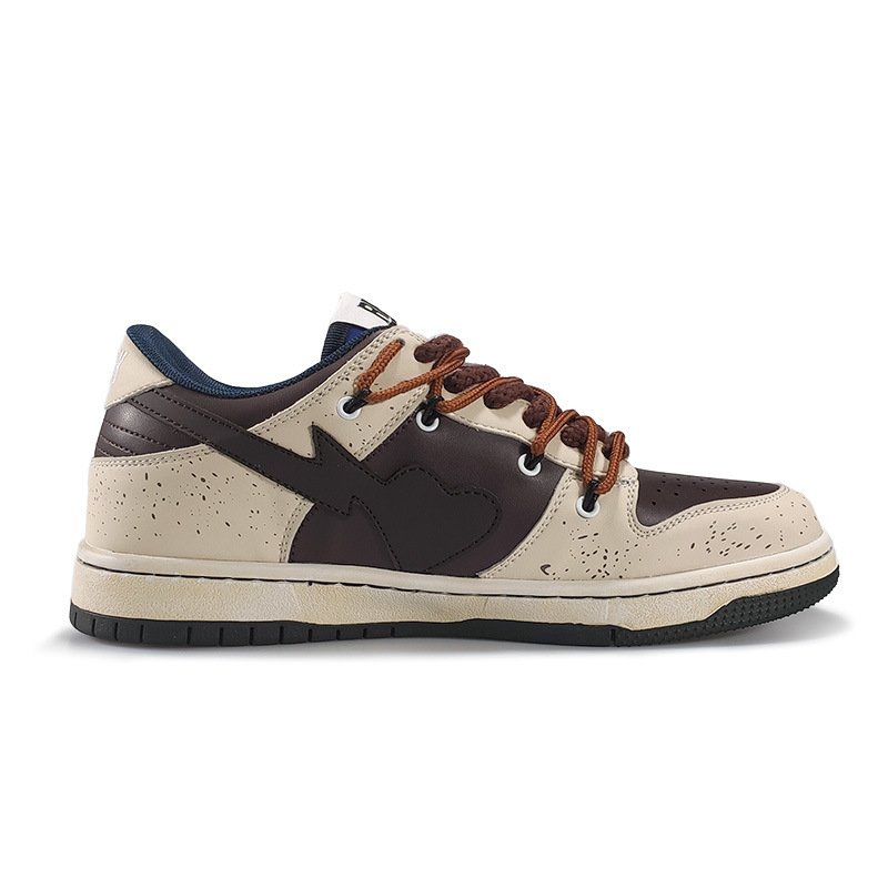 Skateboard Casual Sneakers Khaki - Image 5