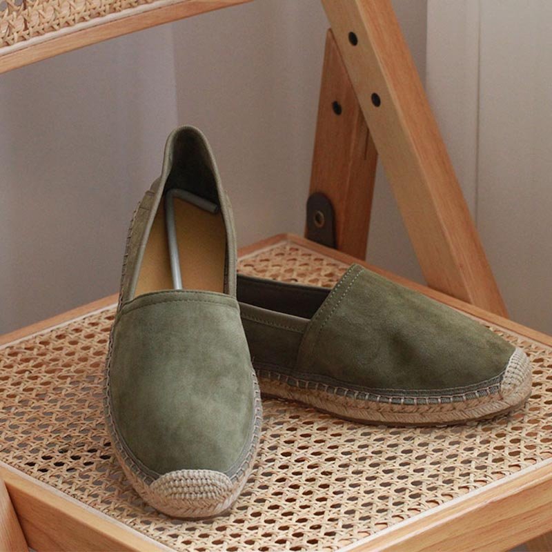 Suede Round-toe Fisherman Shoes - Image 5