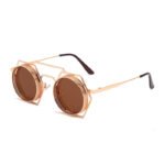 Tea Hexagonal Sunglasses