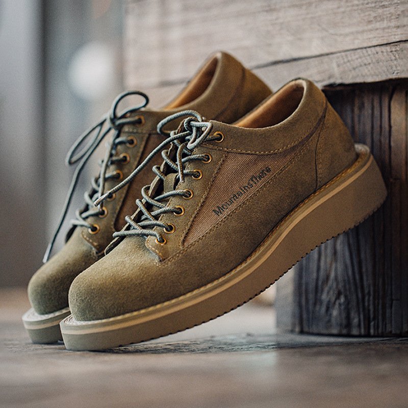 Vintage Outdoor Casual Shoes Army Green - Image 5