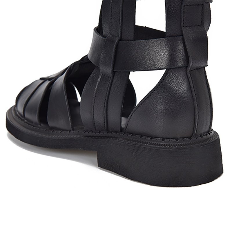 Women Cutout High-top Sandals - Image 4
