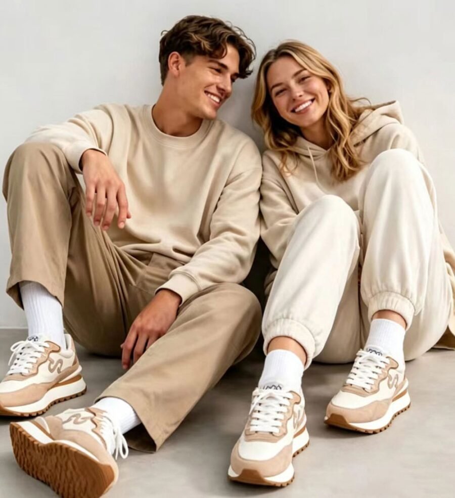 Women Effortless Khaki Suede Sneakers – Clean, Chic & Everyday - Image 15