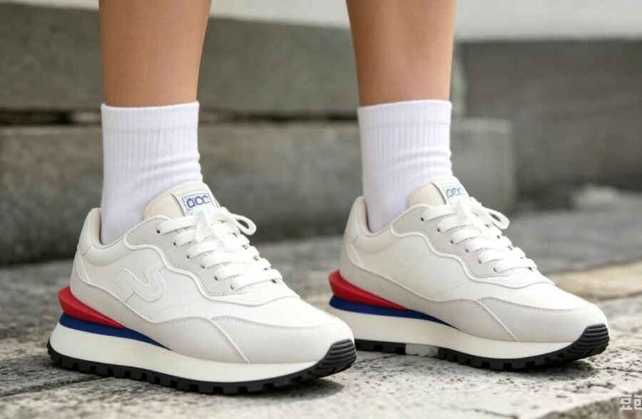 Women Everyday White Suede Sneakers – Stylish, Clean & Comfortable - Image 11