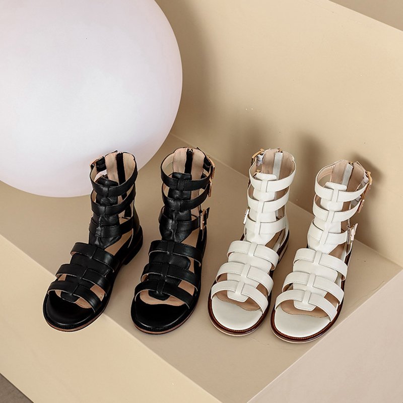 Women High Top Open Toe Sandals - Image 5