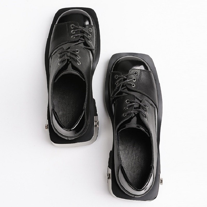 Women Metal Leather Shoes - Image 4
