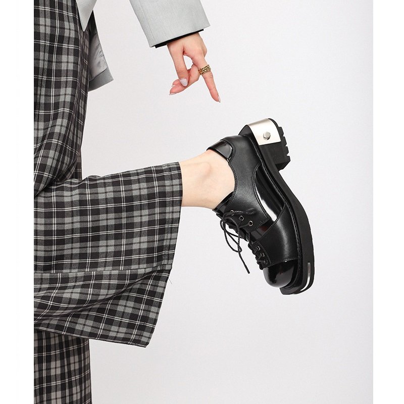 Women Metal Leather Shoes - Image 3