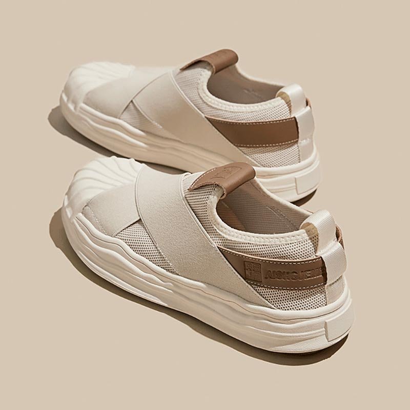 Women Shell Toe Elasticated Casual Shoes - Image 5