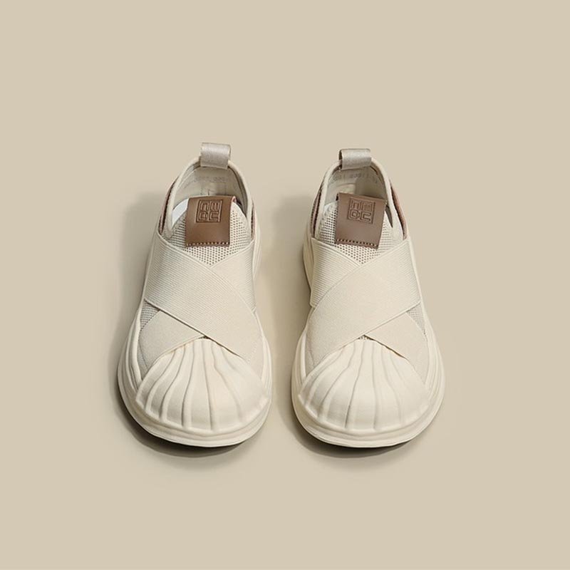 Women Shell Toe Elasticated Casual Shoes - Image 4