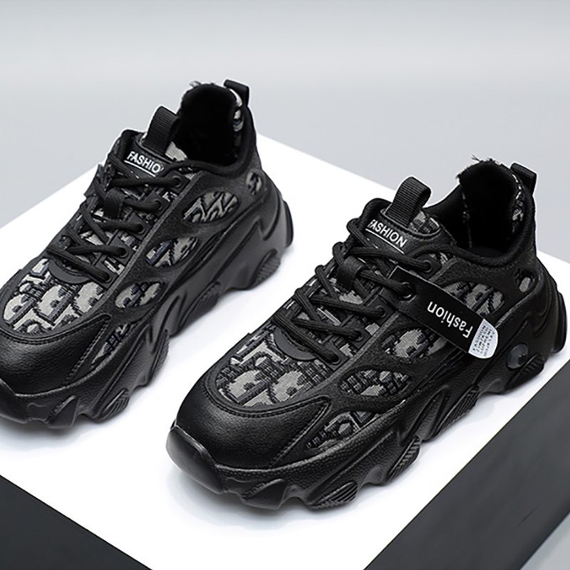 Women Genuine Leather Trendy Sneakers - Image 3