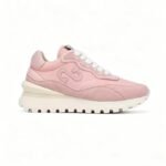 Women Soft Pink Suede Sneakers – Everyday Chic & Comfort