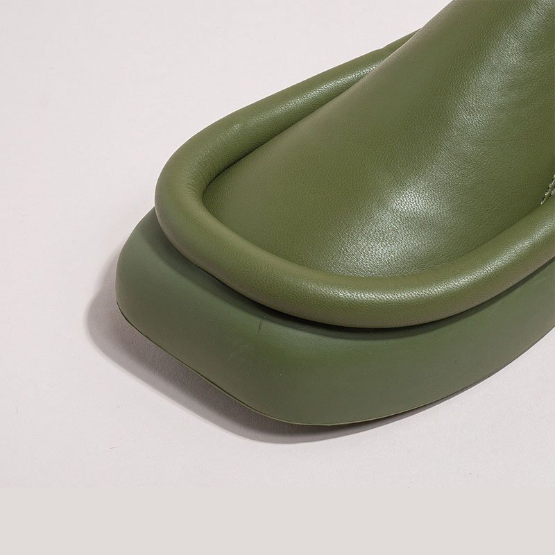 Women Square Toe Slippers - Image 3