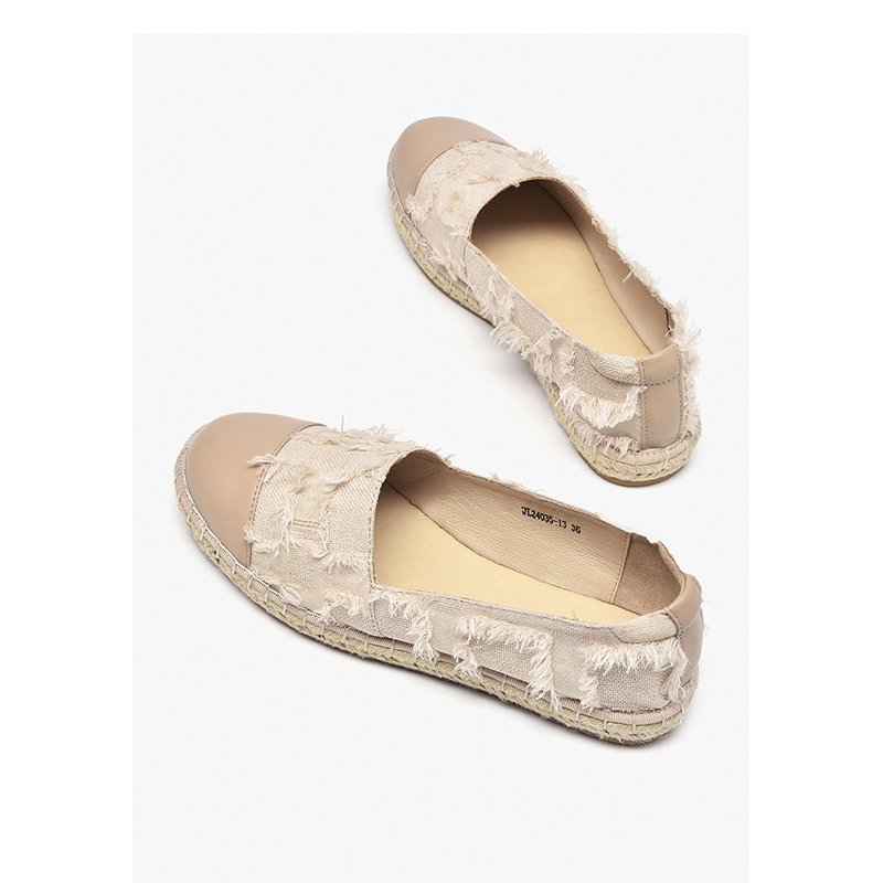 Women Straw Flat Fisherman Shoes - Image 5