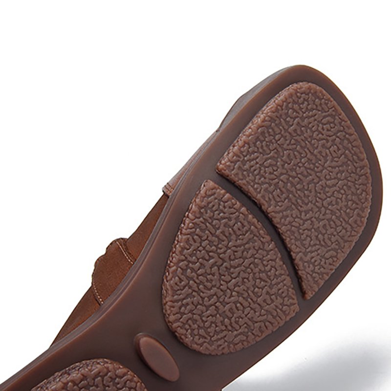 Women Vintage Leather Sandals - Image 4